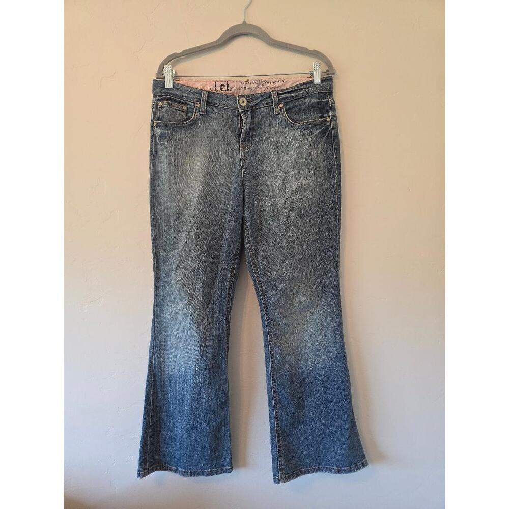 Y2K L.E.I Sophia Bootcut Jeans Mid Rise Flare Vintage 2000s Denim